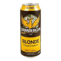 Пиво Гримберген Блонд банка 0.5 л