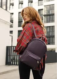 Жіночий рюкзак Sambag Brix Classic оксамитовий 35 х 25 х 12 см (14511022)