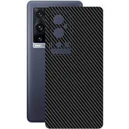 Захисна плівка StatusSKIN для Vivo X60t Pro Plus Корпус Вініл Карбон чорний - мініатюра 1