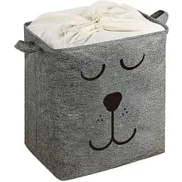 Кошик Idea Home LY-01 Puppy 45x30x45 см сірий (LY-01 квад. ткан. з/кр Puppy)
