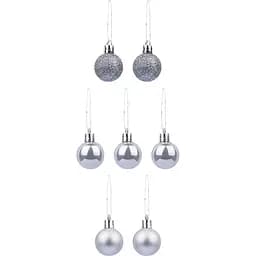 Куля Yes! Fun 3 cм 7 шт. срібна (972527)