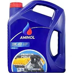 Олива моторна синтетична Aminol Premium PMG5 5W40 API:SL/CF-4 MB 229.3/229.5 VW 502.00 / 505.00, 4 л (148732)
