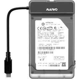 Адаптер Maiwo USB3.1 GEN1 TypeC to HDD 2,5" SATA/SSD black (K104G2 black)