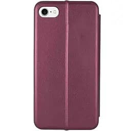 Шкіряний чохол-книжка Epik Classy для Apple iPhone 7 / 8 / SE (2020) (4.7) Бордовий - мініатюра 3