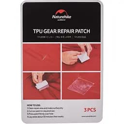 Набір латок Naturehike NH GR patch NH19PJ086 7х7см 3 шт прозорі - мініатюра 2