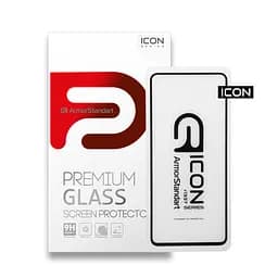 Захисне скло для Xiaomi Poco F2 Pro, Icon, 2.5D загартоване скло, повне проклеювання, глянсове, удароміцне, з олеофобним покриттям, сумісне з чохлами, міцність 9H, проста установка, ArmorStandart (ARM56245-GIC-BK)