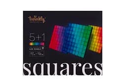 Twinkly Панель Smart LED Twinkly Squares 1+5 RGB, Gen II, IP20, 16x16см, кабель білий
