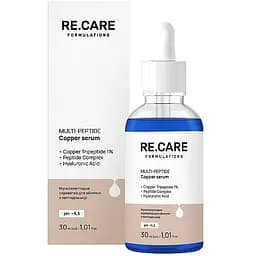 Мультипептидная сыворотка для лица с медным пептидом Re.Care Multi-Peptide Copper Serum 30 мл