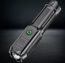 Ліхтарик зарядка USB, 3 режими, регульований фокус променя - мініатюра 2