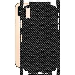 Захисна плівка StatusSKIN для Apple iPhone XS Корпус Вініл Карбон чорний