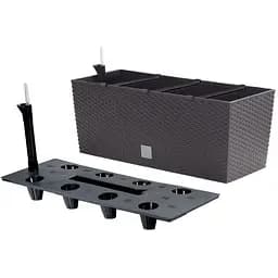 Балконний ящик Prosperplast Rato з вкладишем, 500 мм, коричневий (72962-440)