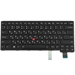 Клавіатура для ноутбука LENOVO (ThinkPad Yoga 460) rus, black, підсвічування клавіш, з джойстиком - мініатюра 2