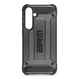 Чехол для Samsung Galaxy S24 5G (SM-S921), Panzer, серый, противоударный, бронированный, милитари, панель-накладка, защита всего корпуса, защита дисплея и камеры, термополиуретан (TPU) + поликарбонат (PC), ArmorStandart (ARM75611)
