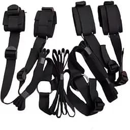 Набір для фіксації тіла на ліжко бдсм фіксатори для прив'язування до ліжка