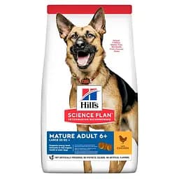 Сухий корм Hill's SP Can Mature Adult 6+ Large Breed C 2,5 кг для зрiлого собаки 6+ великих порiд зі