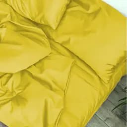 Простыня на резинке MirSon Satin Light Pro 10-002 Yellow 180x190 см (2200010169652)