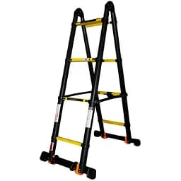 Драбина універсальна телескопічна GTM KME3034B 2x4 алюмінієва, 3400 мм (39419)