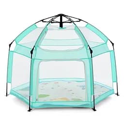 Намет автоматичний MR 1512 з килимком, 146x127x110 см, каркасний, сітчасті стіни, зелений