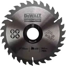 Диск пиляльний DeWalt Construction 165 х 30 мм 30 зубів (DT1937)