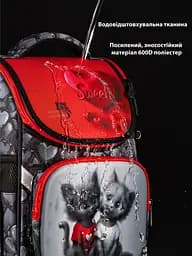 Ортопедичний шкільний рюкзак (ранець) School Standard для хлопчика 570 гр 14,5 літрів Сірий з червоним - мініатюра 7