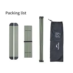Складаний стіл Naturehike CNK2450JJ013, M, алюміній, сірий - мініатюра 4