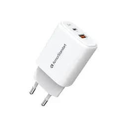 Зарядний пристрій ArmorStandart AR-T202WEU 20W GaN USB-C+ USB-A White (ARM89531) - мініатюра 4