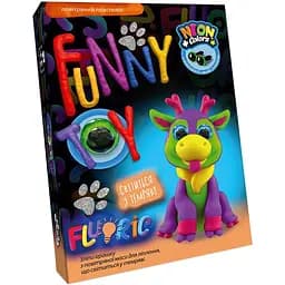 Набор креативного творчества Danko Toys Air Clay Fluoric Олень ARCL-FL-01, 4 цвета