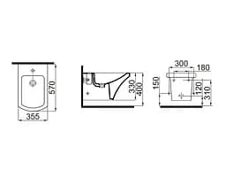 Біде IDEVIT Vega підвісне 2806-0305 - мініатюра 3