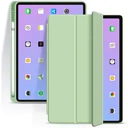 Чохол-книжка BeCover Tri Fold Soft TPU з кріпленням Apple Pencil для Apple iPad 10.2 2019/2020/2021 Green (708457) - мініатюра 2