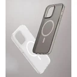 Чохол Vokamo Glacier для iPhone 15 з магнітом білий матовий - мініатюра 4