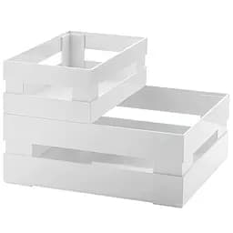 Набір ящиків для зберігання Guzzini Tidy & Store 2 предмети білий (16950011)