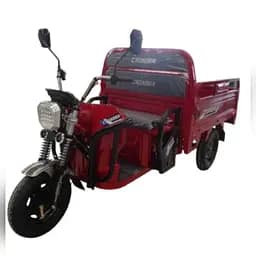 Грузовой электроскутер-самосвал трехколесный CROSSER Cargo 16" (1200W 60V, 58Ah) Красный