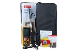 Термоанемометр професійний USB 0.3-30 м / с 0-45° C Benetech 16.4x7.7x3.6 см hoz0010077 - мініатюра 2