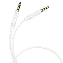 Аудіокабель Borofone BL16 Clear sound AUX audio cable білий - мініатюра 3