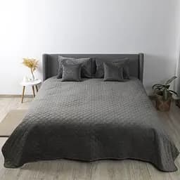 Покривало ТЕП Velour 240х260 см сіре (4-00518_22394) - мініатюра 4