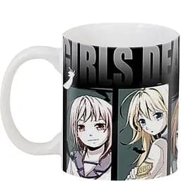 Кухоль GeekLand Ангельські ритми Angel Beats АВ.02.06 girls dead monster 330 мл білий - мініатюра 3