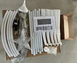 Новорічна штучна ялинка LED 250см гірлянда 480 лампочок - мініатюра 8