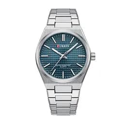 Наручний годинник чоловічий 8439L Silver-Blue Curren acs0031428