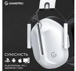 Игровые наушники GamePro HS-1350-W Genesis Hunter White - мініатюра 12