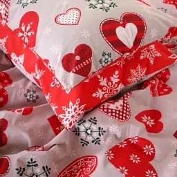 Підковдра MirSon Бязь 17-0656 Gingerbread 110 x 140 см червона (2200009611148) - мініатюра 3