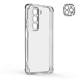 Прозрачный чехол для Infinix Hot 50 4G с защитой камеры и усиленными бортами, тонкий, силиконовый, бесцветный, ударопрочный, противоударный бампер с закрытой камерой, ArmorStandart (ARM80945) - мініатюра 2