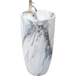 Умивальник Rea Anya granit matt мармур підлоговий REA-U5802, Мармур