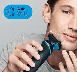 Електробритва Braun Series 5 51-B1000s Black/Blue - мініатюра 4