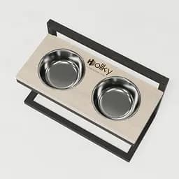 Hollky Flex S — миски на регульованій підставці для маленьких собак (2 × 0.450 л) - мініатюра 8