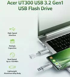 USB Flash Acer UT300 32GB Dual Drive USB-C & USB-A USB 3.2 Gen1, Retail - мініатюра 5