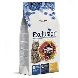 Сухий корм Exclusion Cat Adult Beef для дорослих котів та кішок 300 г