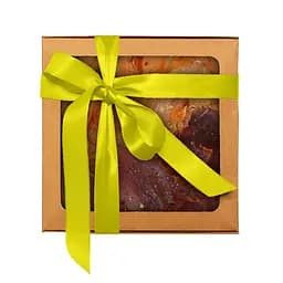 Подарунковий бокс джерків класичних Meatvill жовта стрічка 400 г (4 види по 100 г)