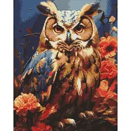 Алмазная мозаика Лесной пугач AMO7939 40х50см
