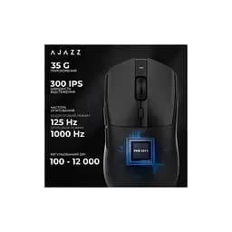 Мишка Ajazz AJ139 V2 MC Wireless/Bluetooth/USB Black (AJ139-V2-MC-B) - мініатюра 12