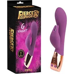 Вибратор кролик Fierce Euphoria G Knight 20.5 см фиолетовый